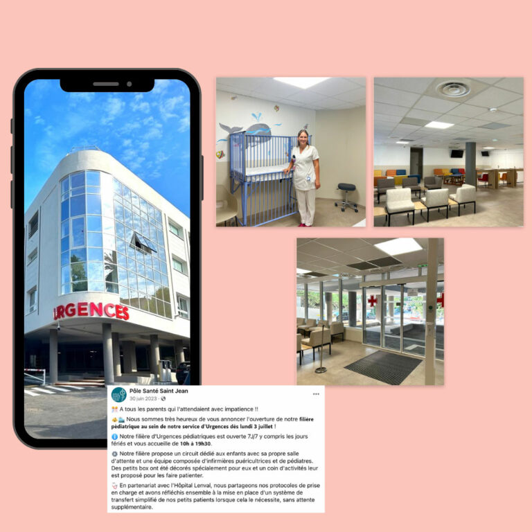 stories et post ouverture urgences