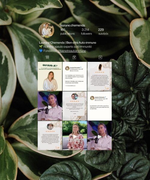 Feed Instagram Laurane Chemenda